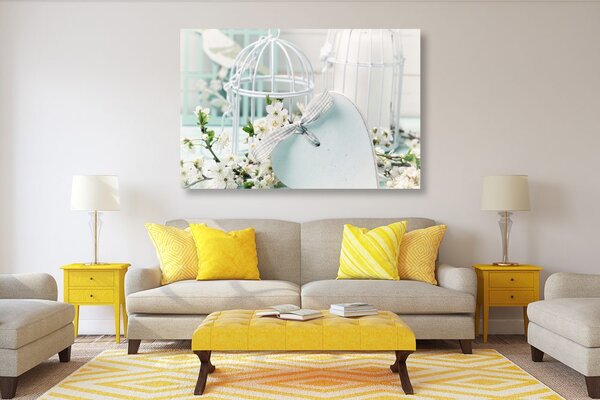 Quadro su tela – Natura morta romantica in stile vintage