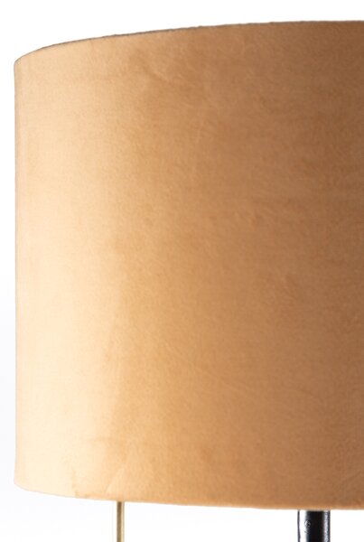 Lampada da tavolo moderna gialla con oro - Rosalina