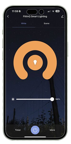 Plafoniera intelligente nera con vetro ambrato incl. 4 WiFi G9 - Uvas