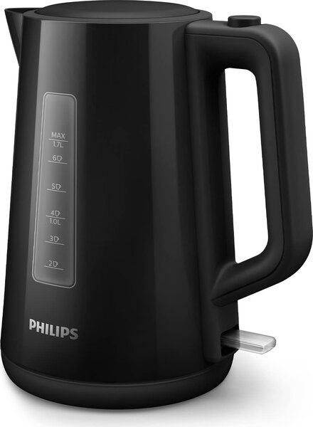 Philips Bollitore Elettrico Capacit 1,7 Litri Formato Famiglia con Indicatore in Tazze colore Nero - 3000 series HD9318/20