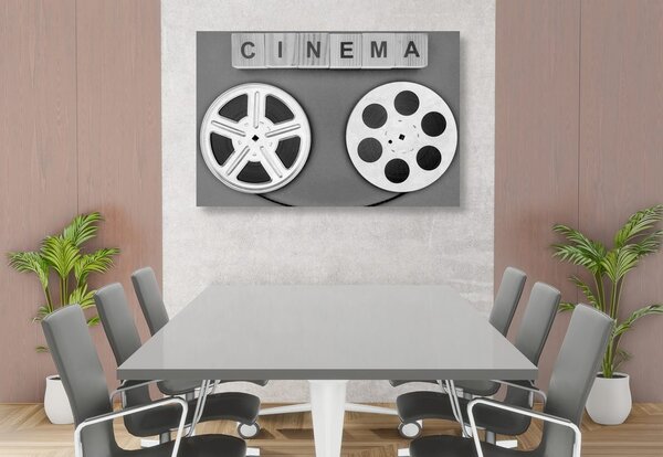 Quadro su tela – Pellicola cinematografica in bianco e nero