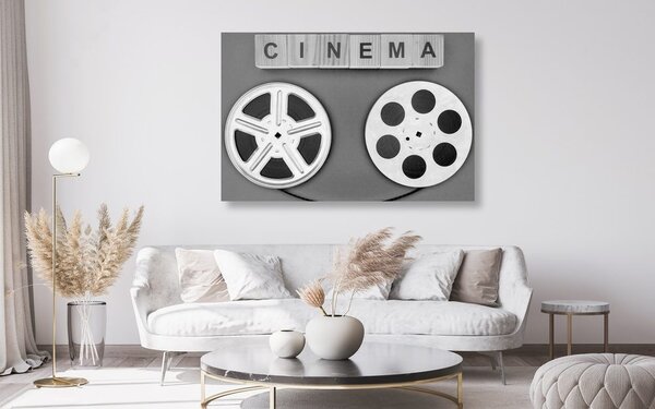 Quadro su tela – Pellicola cinematografica in bianco e nero