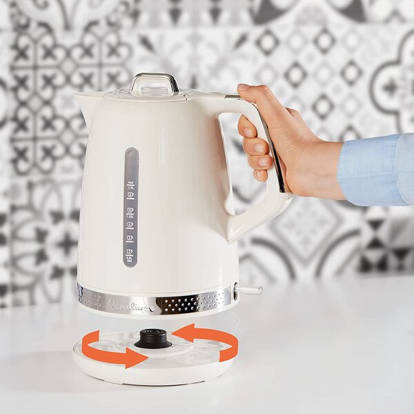 Moulinex Bollitore Elettrico Capacit 1,7 Litri Potenza 2400 Watt Autospegnimento colore Avorio - BY320A10 Soleil BY320