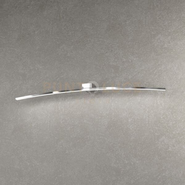 Curved applique grande luce calda cromo 1152-ag c-cr