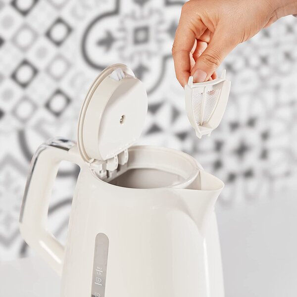 Moulinex Bollitore Elettrico Capacit 1,7 Litri Potenza 2400 Watt Autospegnimento colore Avorio - BY320A10 Soleil BY320