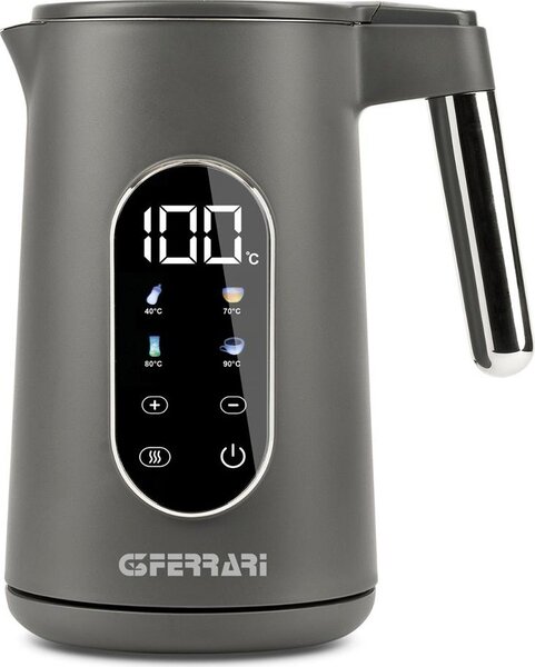 G3 Ferrari Bollitore Elettrico Capacit 1,7 Litri Potenza 2200W Spegnimento Automatico colore Grigio - G1020500
