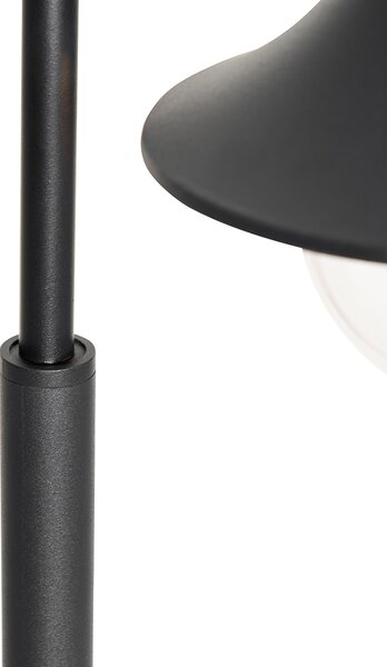 Lanterna da esterno intelligente nera 125 cm IP44 incl. Wifi A60 - Daphne