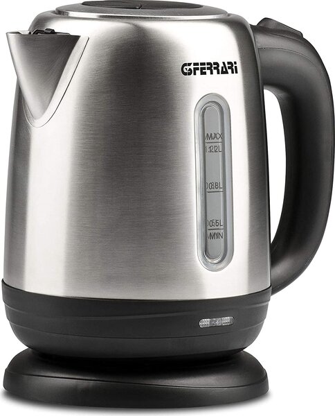 G3 Ferrari Bollitore Elettrico Capacit 1.2 Litri 1600 Watt Base 360 colore Inox - G10095 Idra