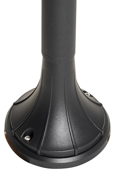 Lanterna da esterno intelligente nera 125 cm IP44 incl. Wifi A60 - Daphne