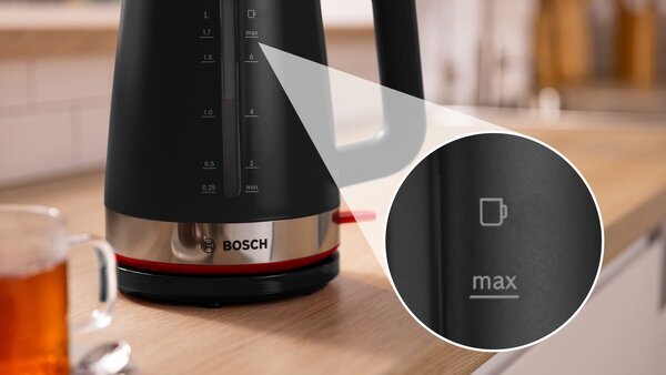 Bosch Bollitore elettrico Capacit 1,7 Litri Potenza 2400 Watt Spegnimento Automatico colore Nero - MyMoment TWK4M223