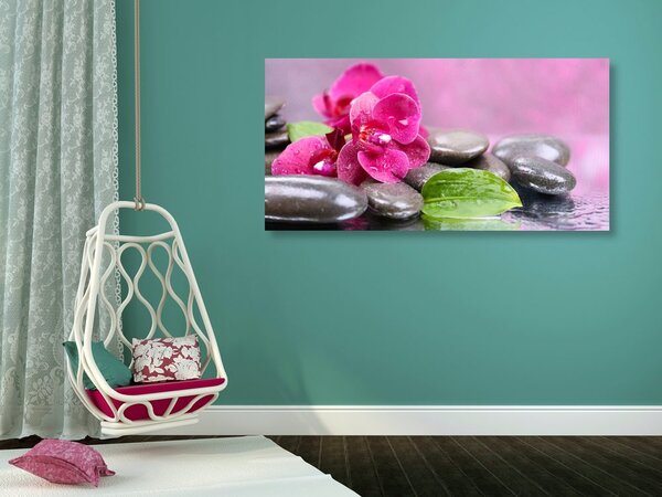 Stampa su tela – Orchidea con tocco di relax