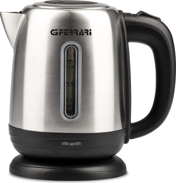 G3 Ferrari Bollitore Elettrico Capacit 1.2 Litri 1600 Watt Base 360 colore Inox - G10095 Idra