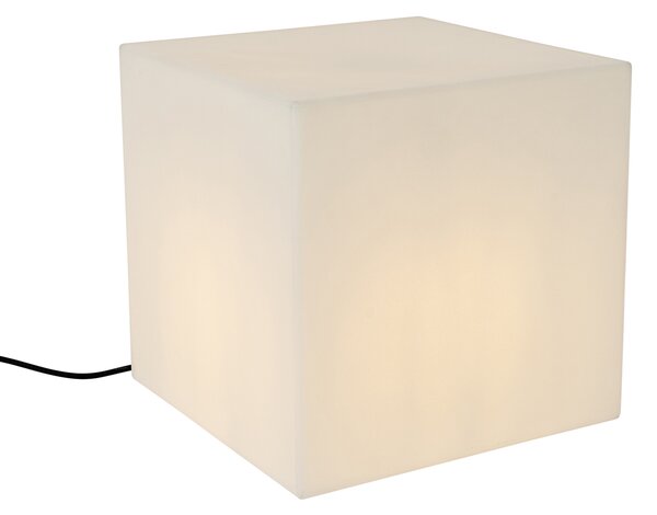 Lampada da esterno moderna bianca 38 cm quadrata IP44 - Nura