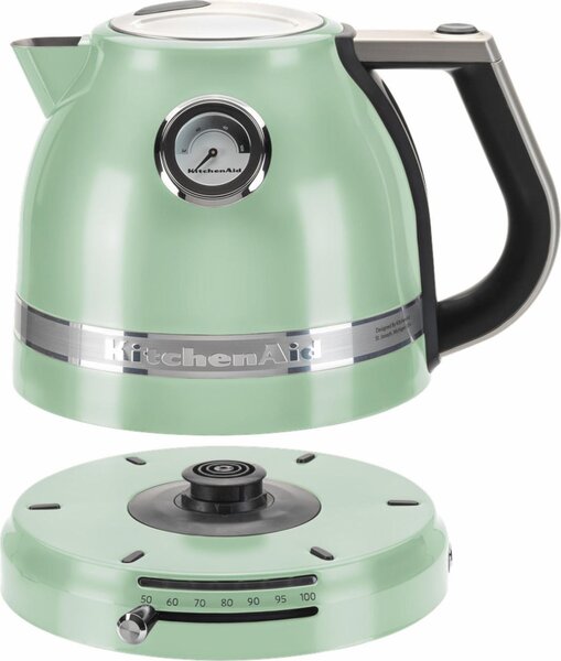 KITCHENAID Bollitore Elettrico Capacit 1.5 Litri Potenza 2400 Watt Termostato Regolabile colore Verde - 5KEK1522EPT