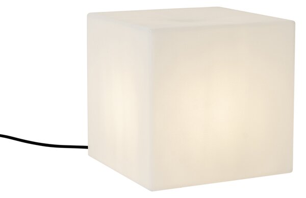 Lampada da esterno moderna bianca 30 cm quadrata IP44 - Nura