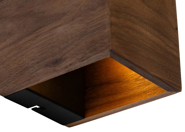 Set di 4 lampade da parete intelligenti in legno di noce con WiFi G9 - Transfer