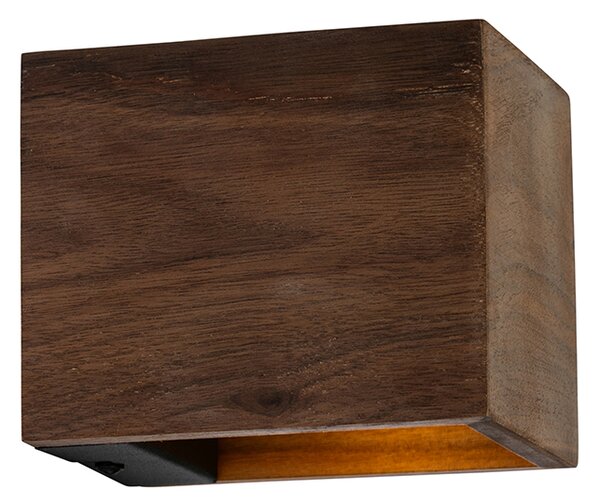 Set da 2 applique intelligenti in legno di noce con WiFi G9 - Transfer