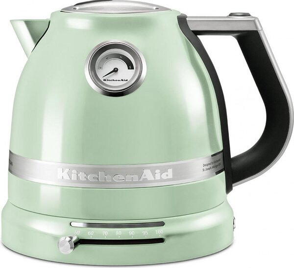 KITCHENAID Bollitore Elettrico Capacit 1.5 Litri Potenza 2400 Watt Termostato Regolabile colore Verde - 5KEK1522EPT