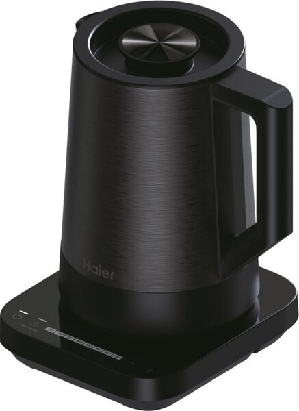 Haier Bollitore Elettrico Capacit 1.7 Litri Potenza 2200 Watt Touch con 7 Livelli di Temperatura e Termostato Regolabile colore Nero - HKE5A 011 S