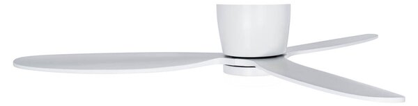 Ventilatore da soffitto smart bianco 132 cm con LED dimmerabile in Kelvin con telecomando - Sofio