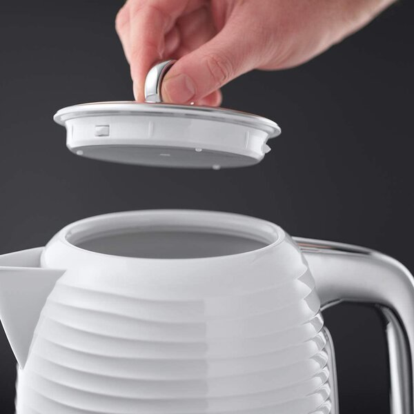 Russell Hobbs Bollitore elettrico Capacit 1.7 Litri Potenza 2400 Watt Spegnimento automatico colore Bianco - 24360-70 Inspire Kettle