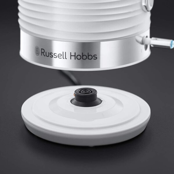 Russell Hobbs Bollitore elettrico Capacit 1.7 Litri Potenza 2400 Watt Spegnimento automatico colore Bianco - 24360-70 Inspire Kettle