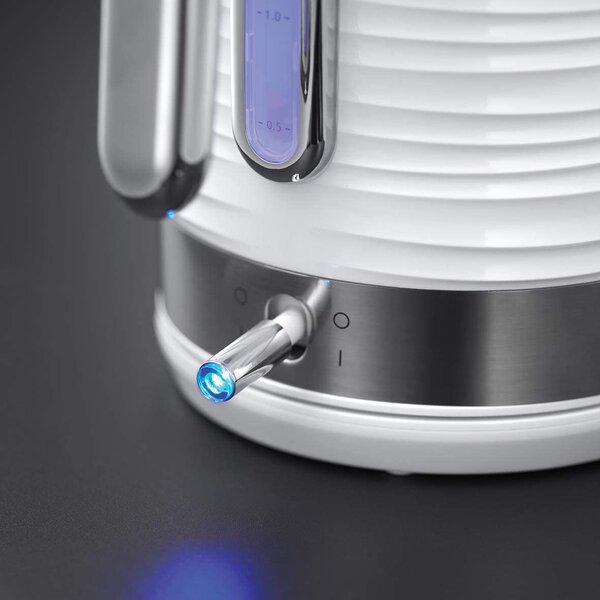 Russell Hobbs Bollitore elettrico Capacit 1.7 Litri Potenza 2400 Watt Spegnimento automatico colore Bianco - 24360-70 Inspire Kettle