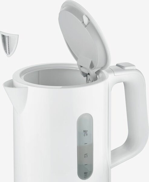 Severin Bollitore elettrico Capienza 0,5 Litri Potenza 1100 Watt colore Bianco - WK 3462
