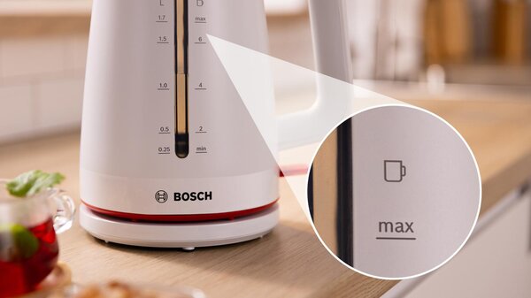 Bosch Bollitore Elettrico Capacit 1.7 Litri Potenza 2400 Watt Spegnimento Automatico colore Bianco - TWK3M121