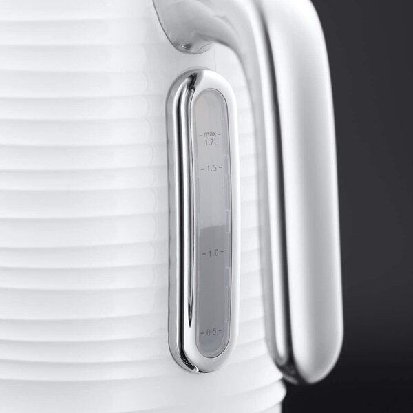 Russell Hobbs Bollitore elettrico Capacit 1.7 Litri Potenza 2400 Watt Spegnimento automatico colore Bianco - 24360-70 Inspire Kettle