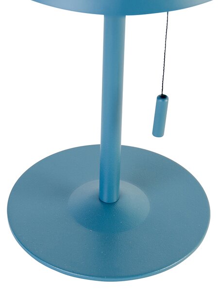 Set di 2 lampade da tavolo blu con LED dimmerabile a 3 livelli ricaricabile e solare - Ferre