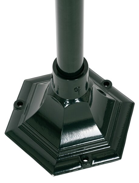 Lampada da esterno classica da terra verde scuro 125 cm IP44 - New Orleans