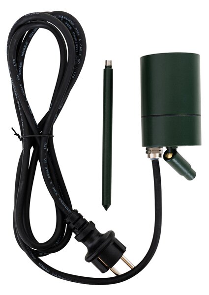 Spot a punta verde scuro orientabile IP44 - Solo