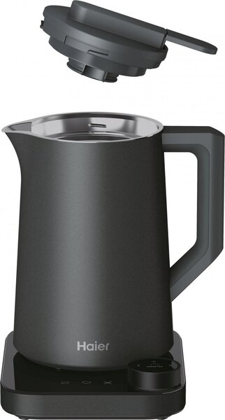 Haier Bollitore Elettrico Potenza 2200 Watt Capacit 1,3 Litri Funzione Mantieni al Caldo colore Grigio - HKE7W 011