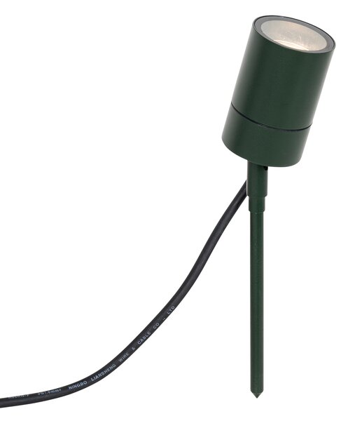 Spot a punta verde scuro orientabile IP44 - Solo