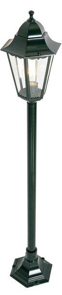Lampada da esterno classica da terra verde scuro 125 cm IP44 - New Orleans