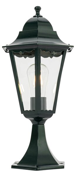 Base lanterna classica da esterno verde scuro IP44 - New Orleans