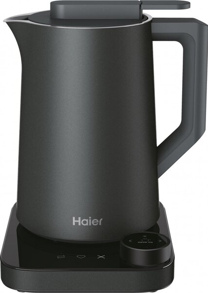 Haier Bollitore Elettrico Potenza 2200 Watt Capacit 1,3 Litri Funzione Mantieni al Caldo colore Grigio - HKE7W 011