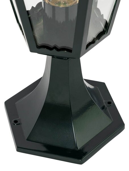 Base lanterna classica da esterno verde scuro IP44 - New Orleans