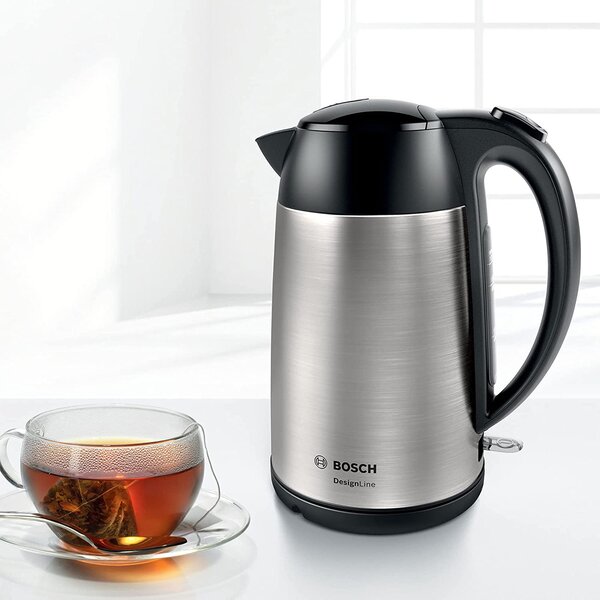 Bosch Bollitore elettrico Potenza 2400 Watt Capacit 1.7 Litri Base 360 colore Inox - TWK3P420