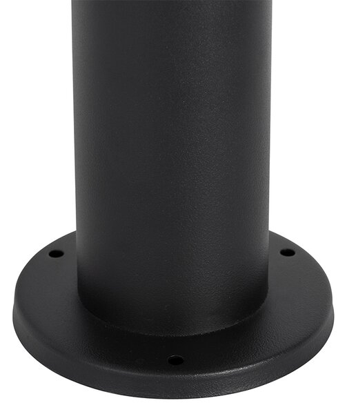 Lampada da esterno da terra nera 45 cm IP44 regolabile 2 luci - Duo