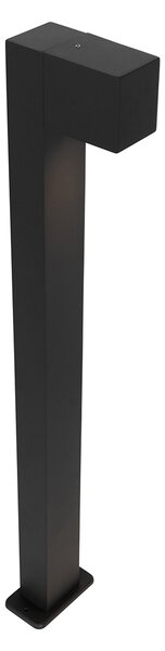 Lampada da esterno a stelo industriale nera 80 cm IP44 - Baleno