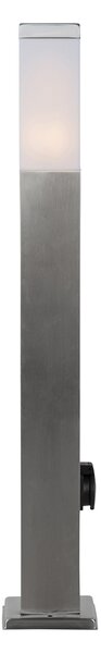 Lampada da esterno in acciaio 80 cm con portalampada IP44 - Malios