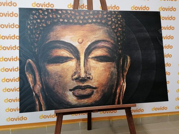 Stampa su tela – Viso del Buddha