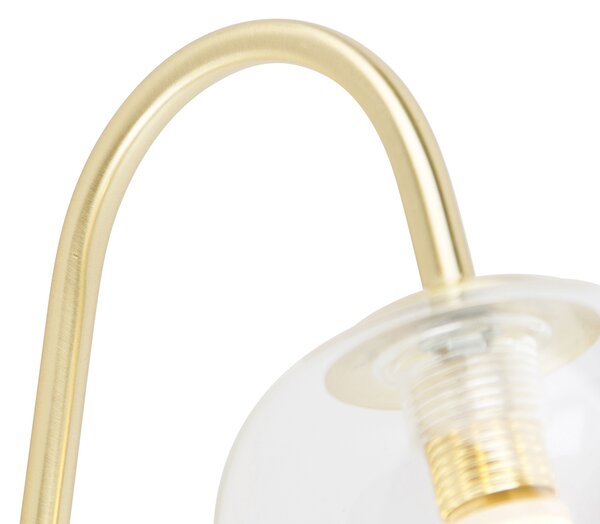 Lampada da parete intelligente oro con vetro incl. Wifi G9 - Elien