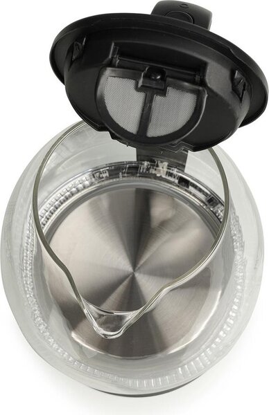 TRISTAR Bollitore Elettrico Potenza 2200 Watt Capacit 1.7 Litri colore Vetro Nero - WK3405