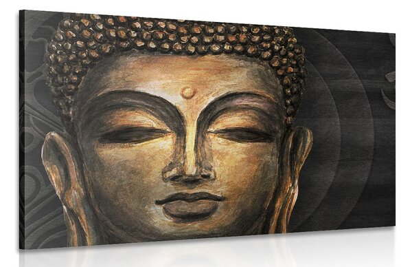 Stampa su tela – Viso del Buddha