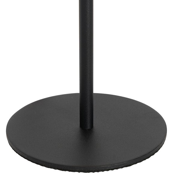Lampada da tavolo nera con LED dimmerabile e ricaricabile IP54 - Murdock