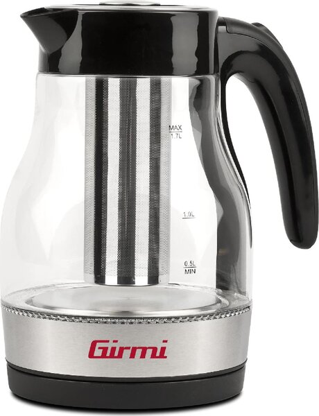 Girmi Bollitore Elettrico Tisaniera Capacit 1.7 Litri Potenza 2200 Watt con Filtro Smontabile - BL5100