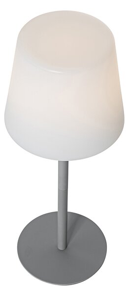 Set di 2 lampade da tavolo ricaricabili grigie 40 cm IP54 - Jude